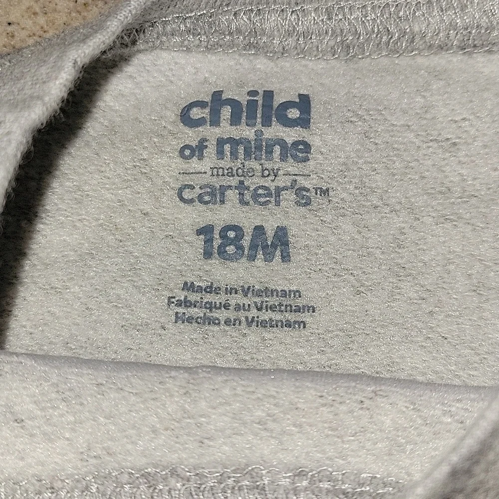 Carter's 'Best Brother' Gray Sweatshirt Size 18 Months